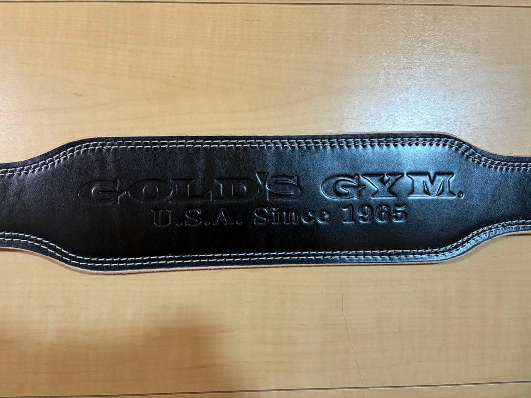 GOLD'S GYM ゴールドジム EXレザーベルト G3322 S サイズ