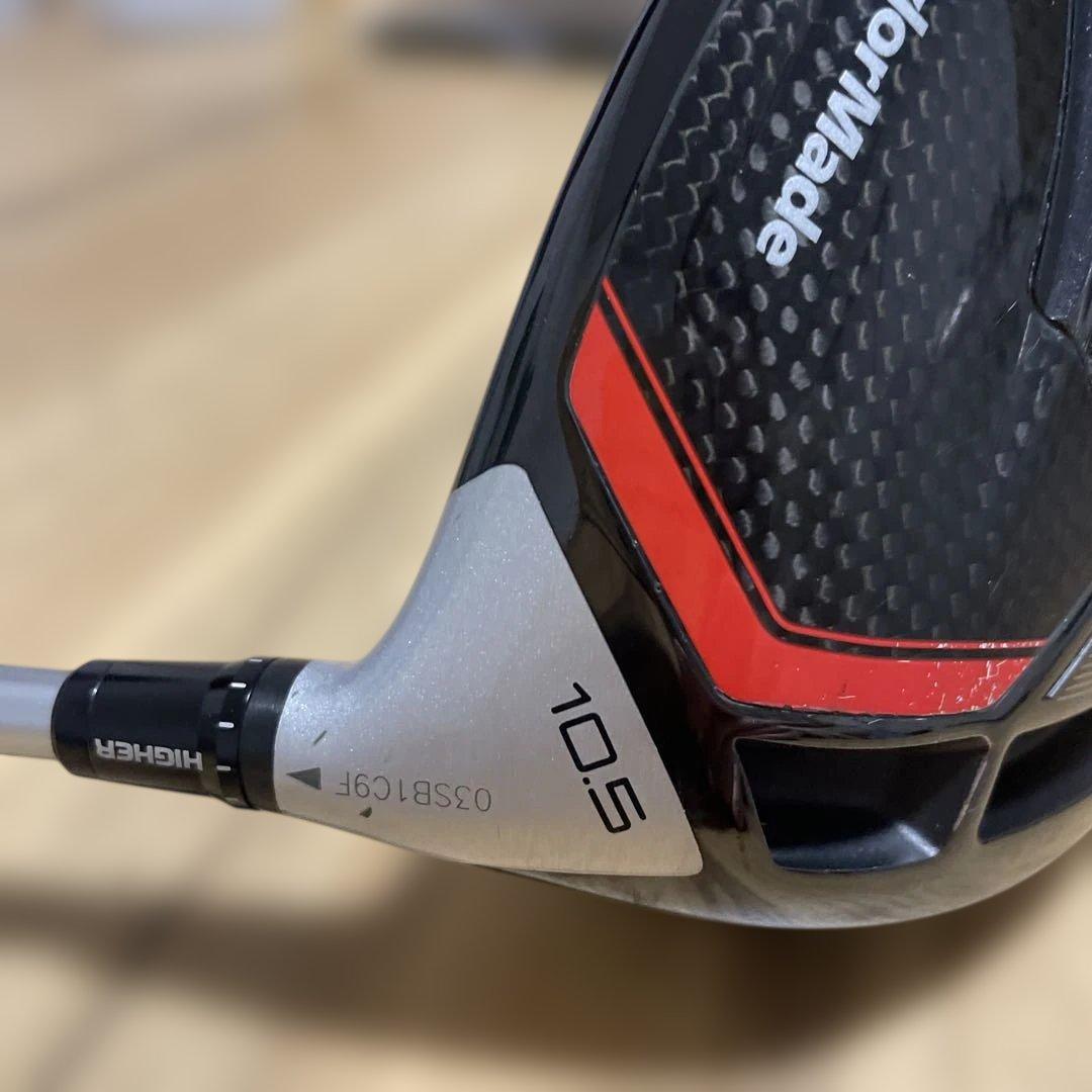 TaylorMade M6ドライバー 10.5度シャフトS カバー付き