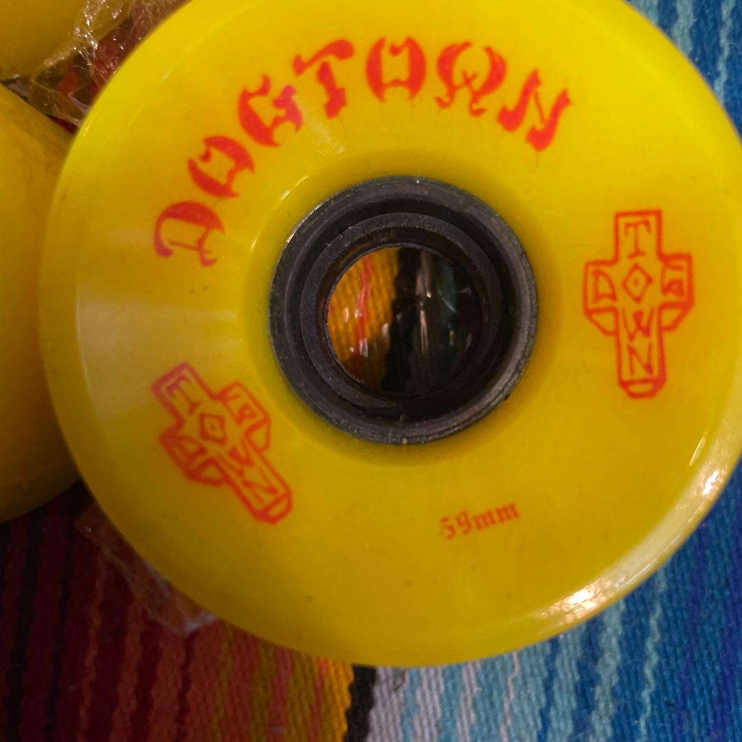 Dogtown スケートボード　ウィール 59mm イエロー