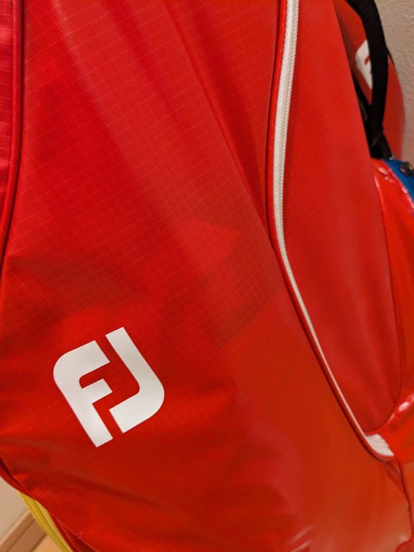 FootJoy フットジョイ キャディバッグ FJ レッド ゴルフバッグ