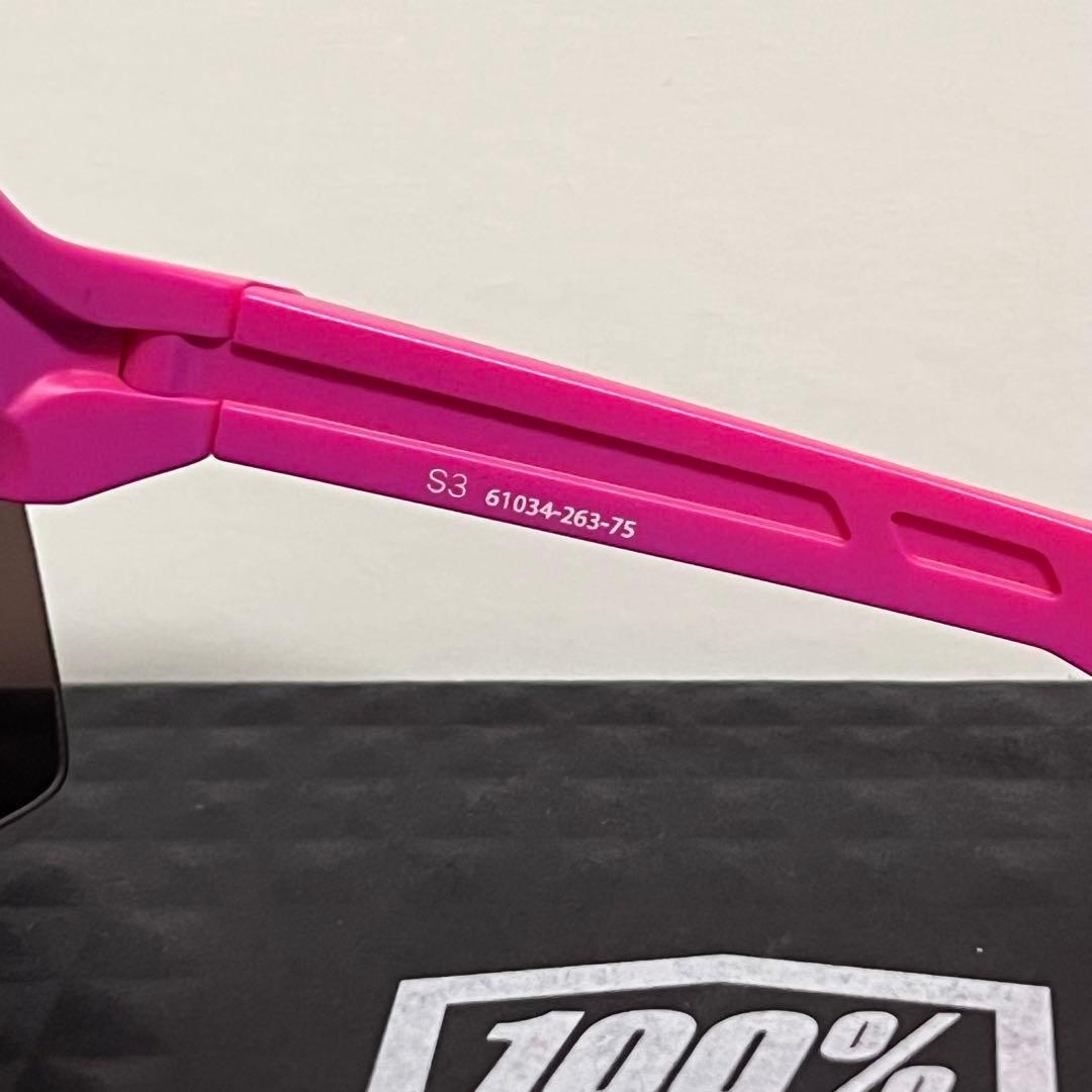 100% ワンハンドレッド サングラス S3 Pink HIPER Blue