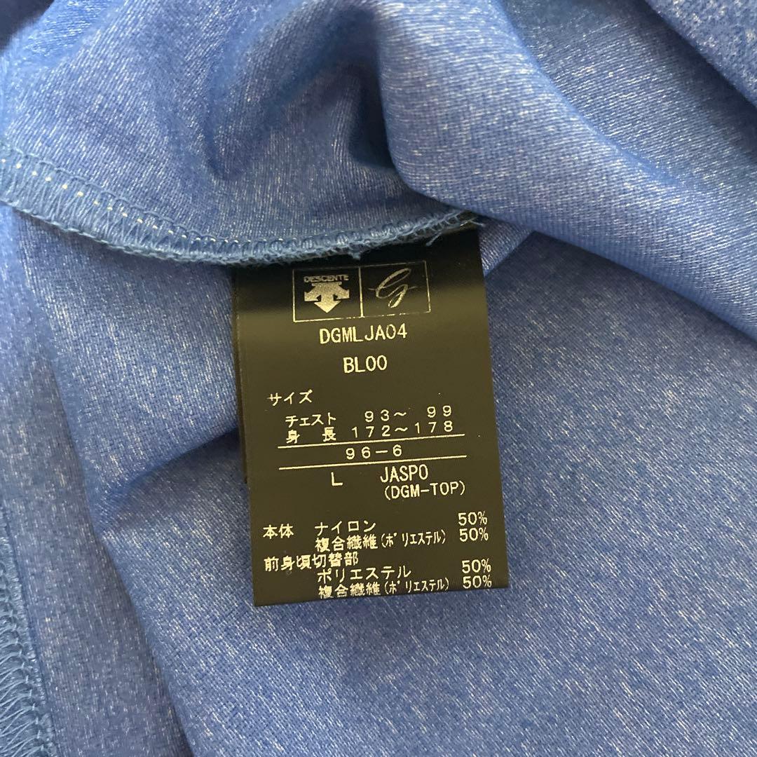 新品タグ付 DESCENTE GOLF デサントゴルフ ハーフジップシャツ L