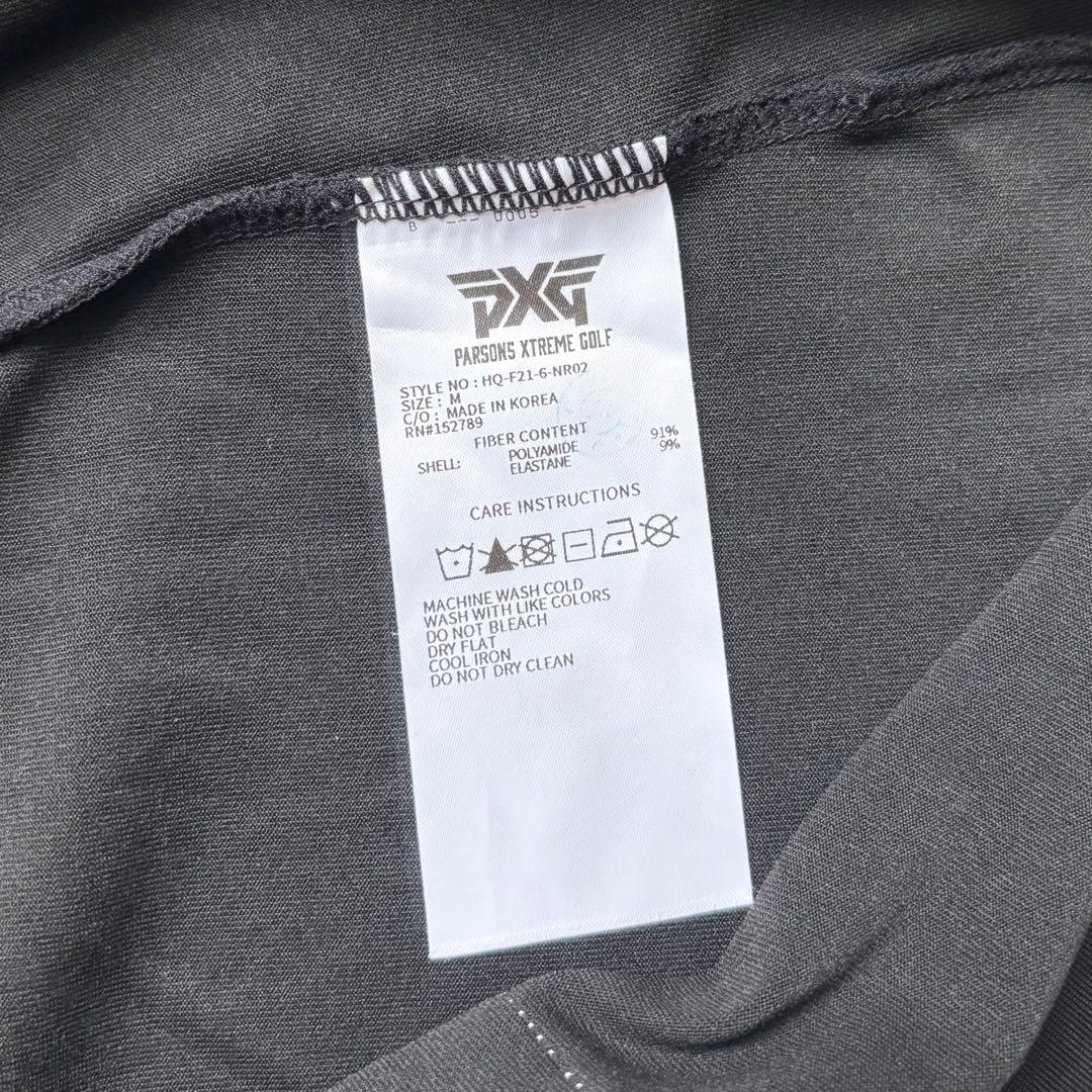 【美品】PXG パーソンズエクストリームゴルフ コントラストストライプ 半袖ポロ