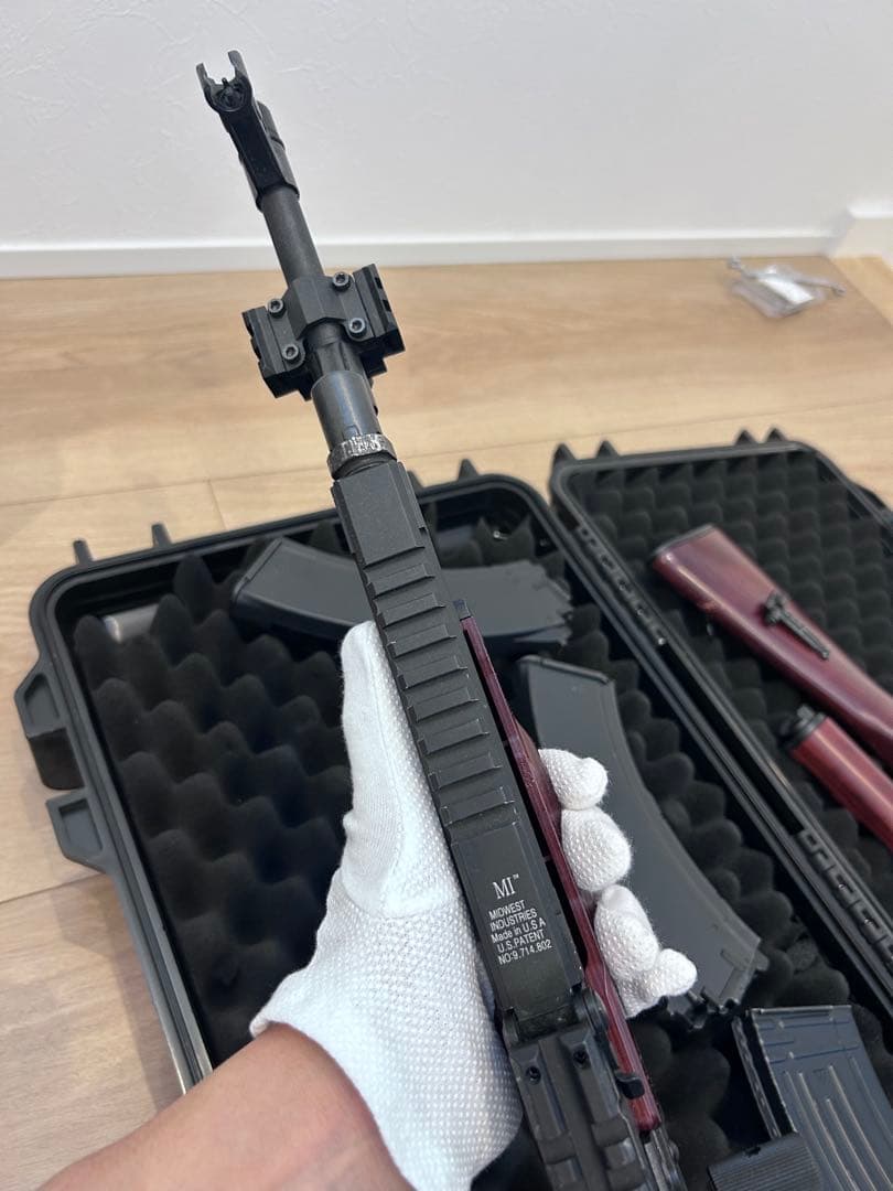 東京マルイ　AKM GBB カスタム　サバゲー　引退品　ガスガン　ガスブロ