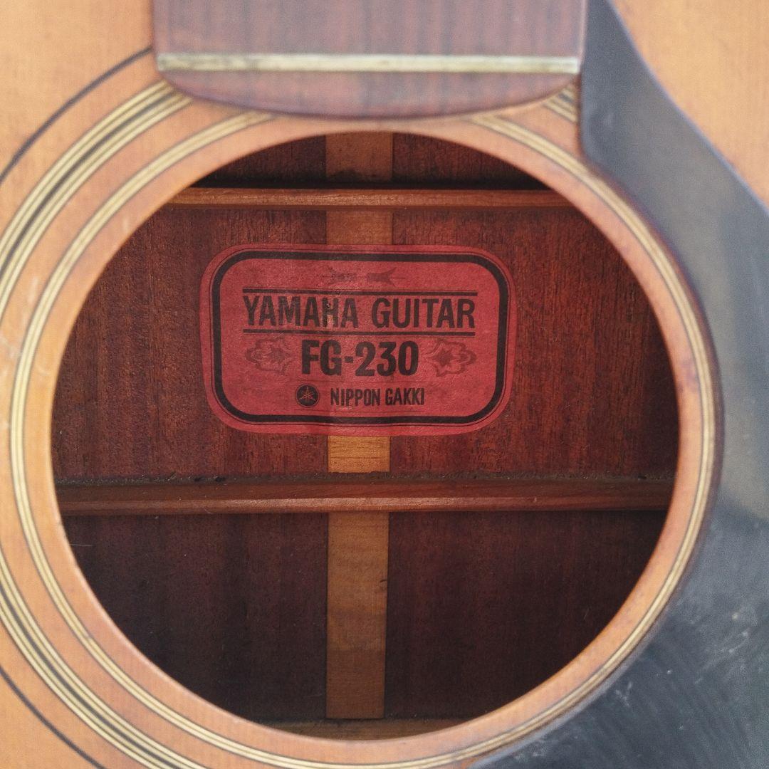 12弦ギター【希少】【ヴィンテージ】YAMAHA FG-230【伝説の赤ラベル】