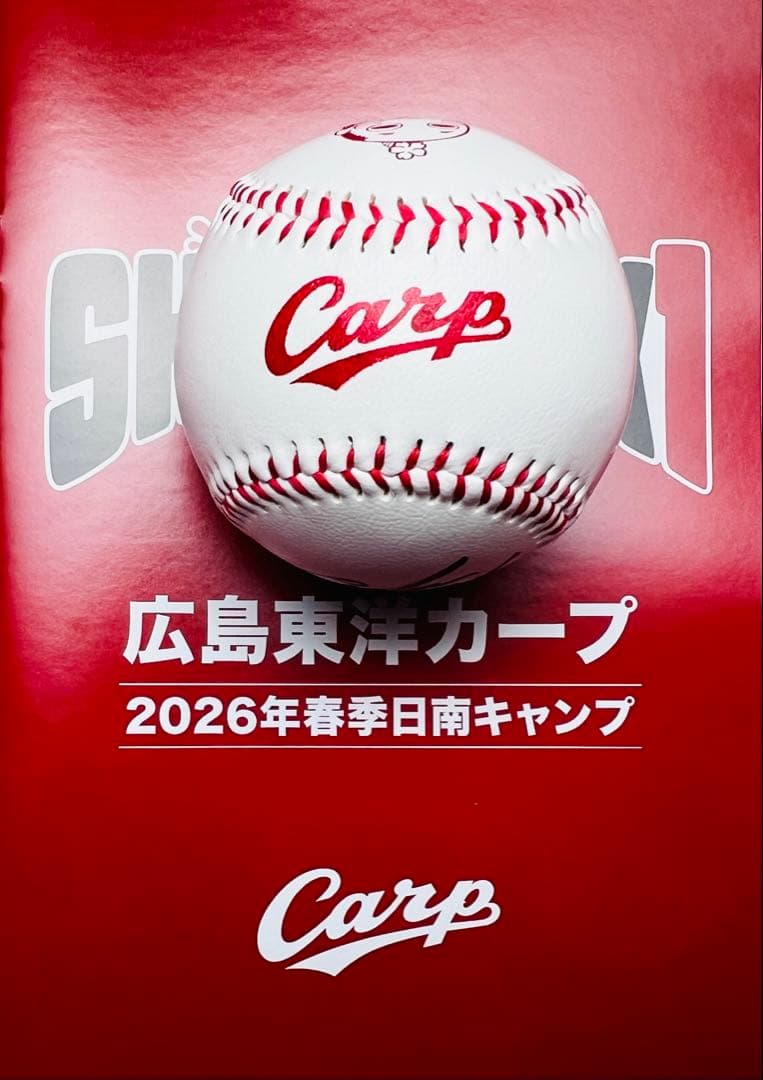 広島東洋カープ 平川蓮選手♯51 直筆サインボール 2026日南キャンプボール