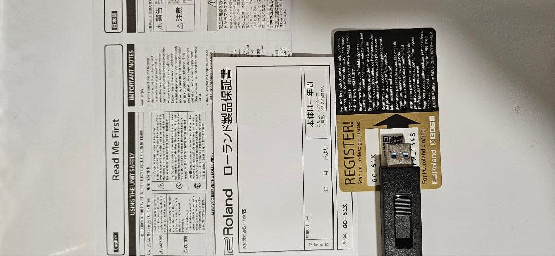 【25日限定お値下げ】Roland GO:KEYS 61キー 赤　写真⑨追加