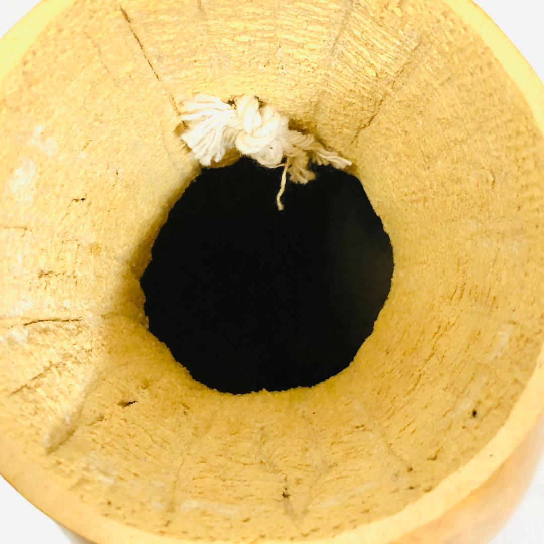 イプ ブラウン フラダンス用 楽器 小 木製 ひょうたん ハワイアン 紐付き