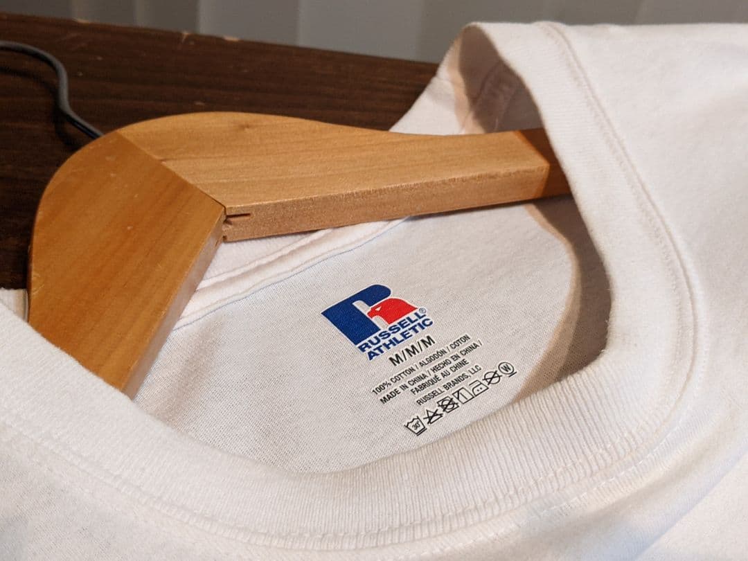 ラッセルアスレティック　ゲーリーヤマモト　半袖　Tシャツ　釣り　フィッシング　白