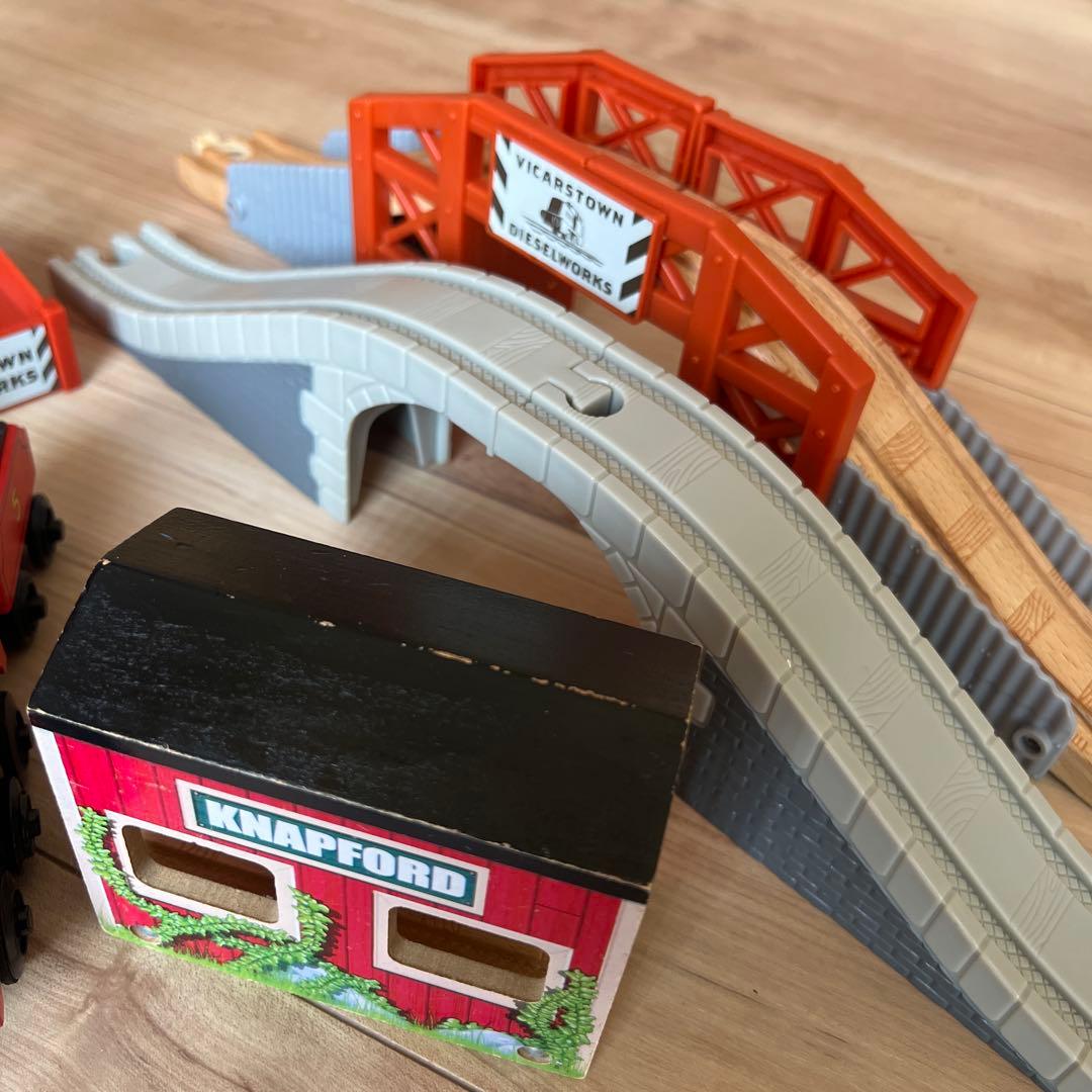 トーマス 木製 レール 玩具セット