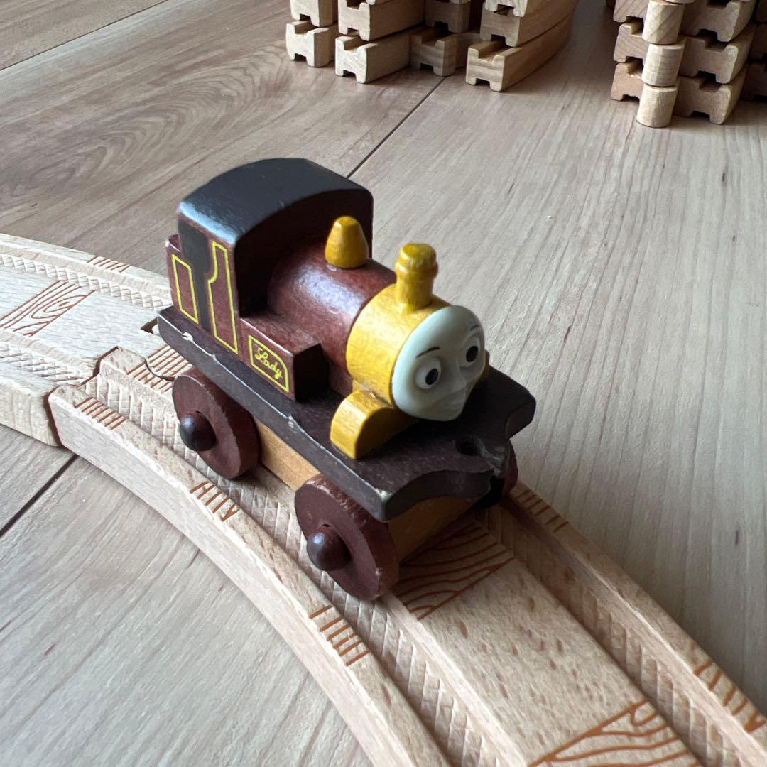 トーマス 木製 レール 玩具セット