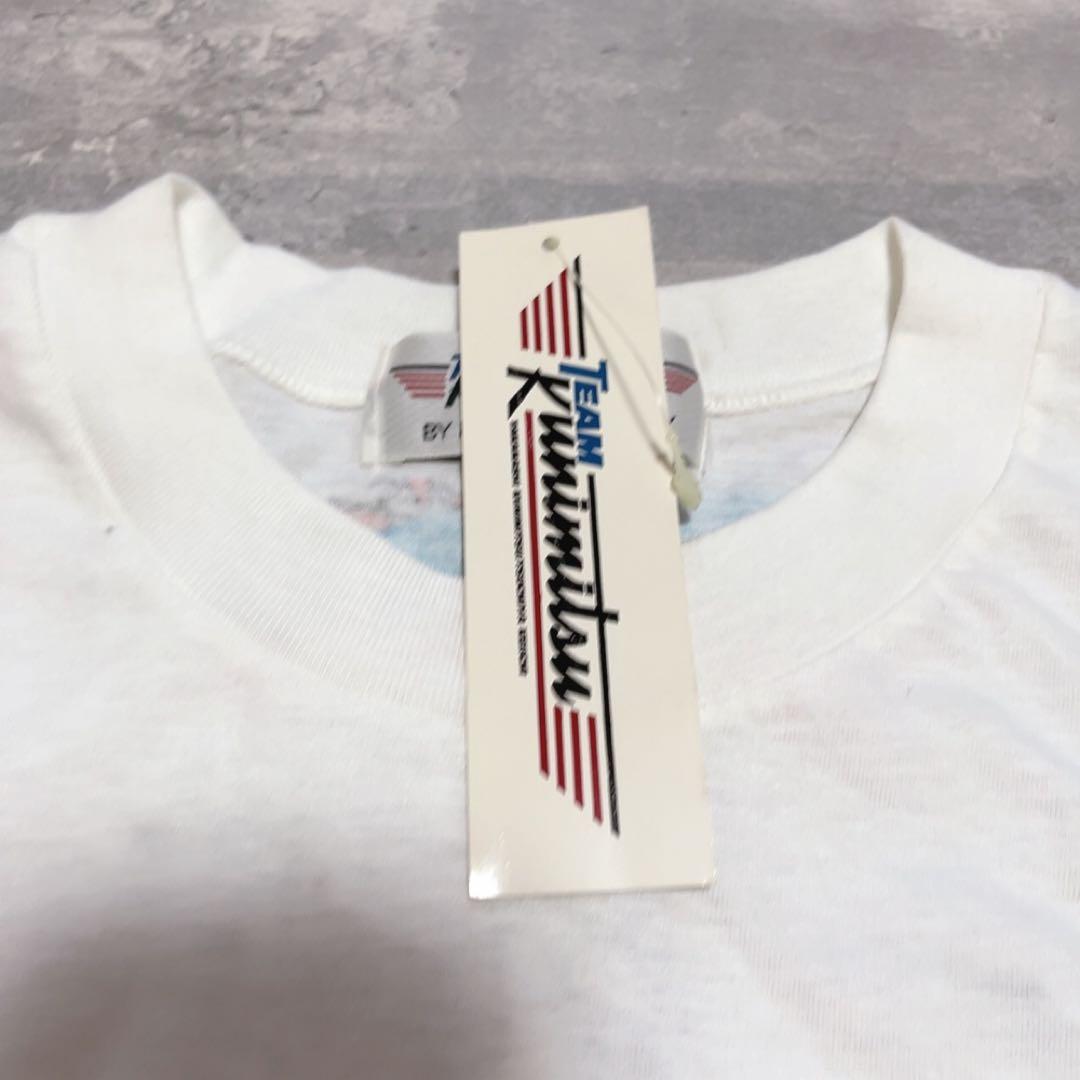 タグ付き未使用 サイン入り チーム国光 94年当時物 高橋国光 Tシャツ L