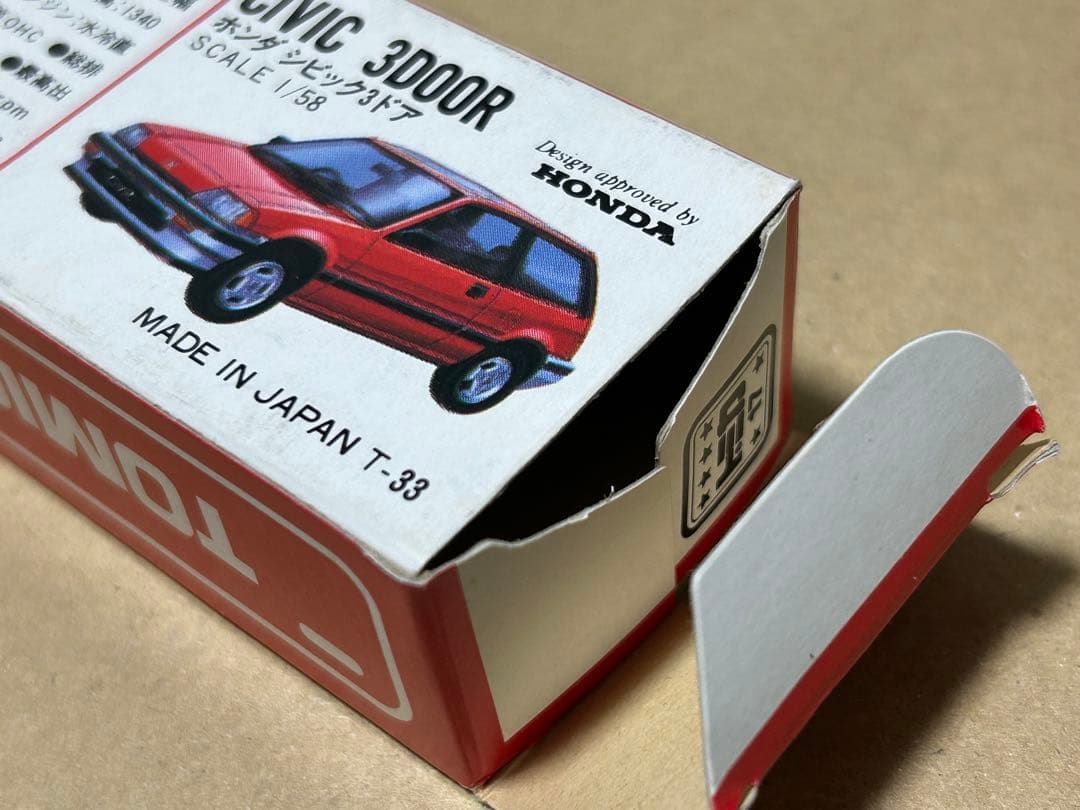 日本製 トミカ ホンダ シビック 3ドア CABIN