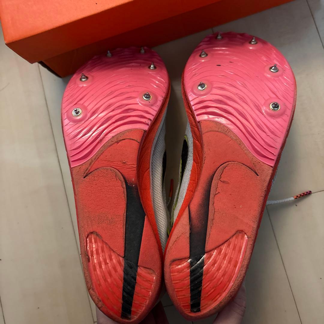 Nike スパイクシューズ ホワイト/オレンジ26.5cm