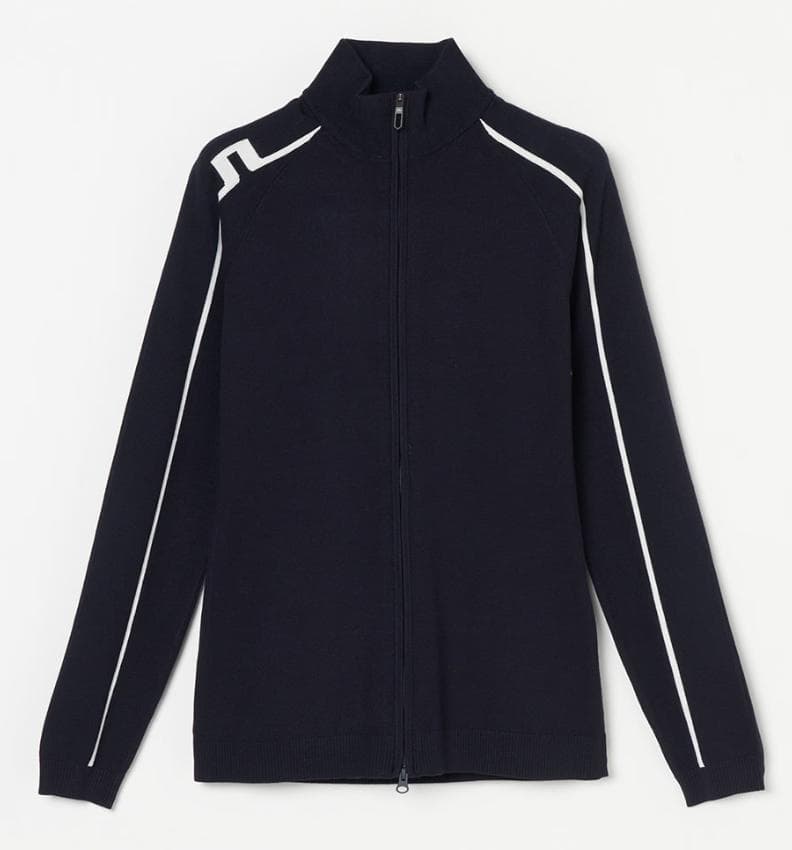 ジェイリンドバーグ ゴルフウェア Aubree フルジップモックセーター S