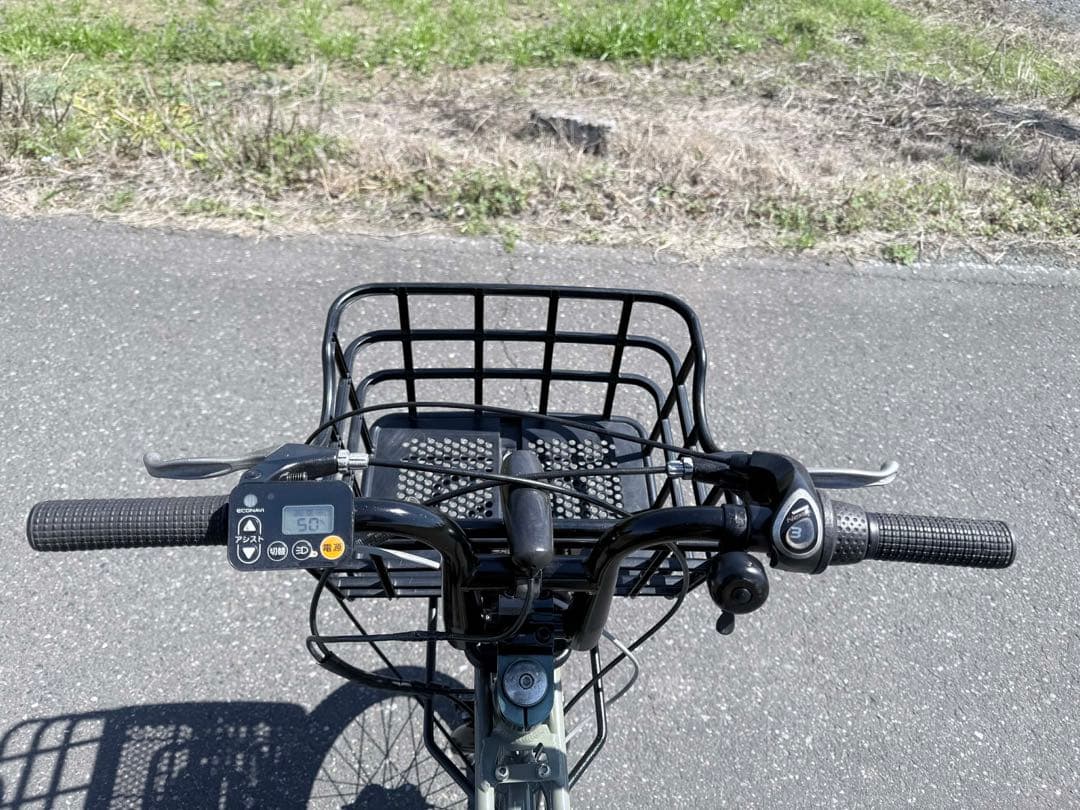 オリーブグリーン 電動アシスト自転車 20インチ