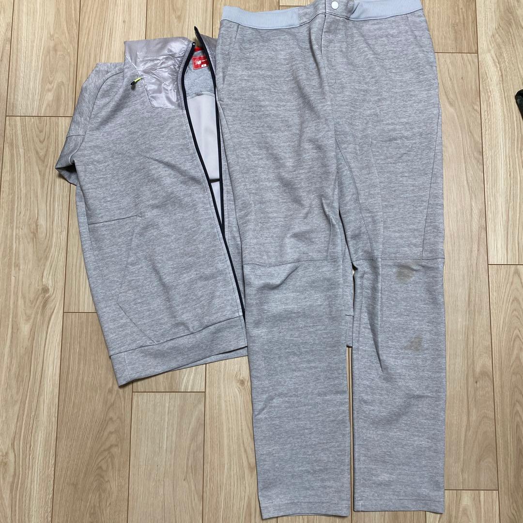 New Balanceゴルフ ジャージ上下セット グレーサイズ5 美品で素敵