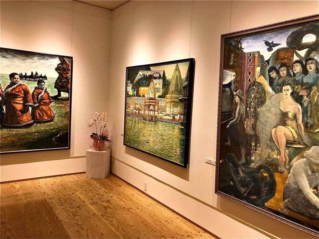 水彩画の花 内閣総理大臣賞受賞作家の作品