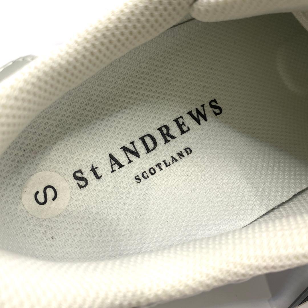 【未使用】定価3.7万円 St ANDREWSエンボススパイクレスシューズ