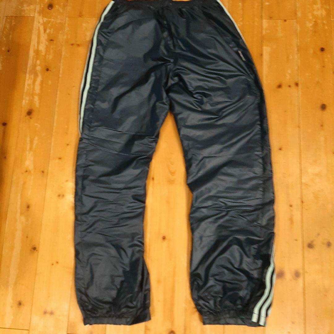 adidas ナイロン ピステ・ウィンドブレーカー 上下 ネイビー/スカイブルー
