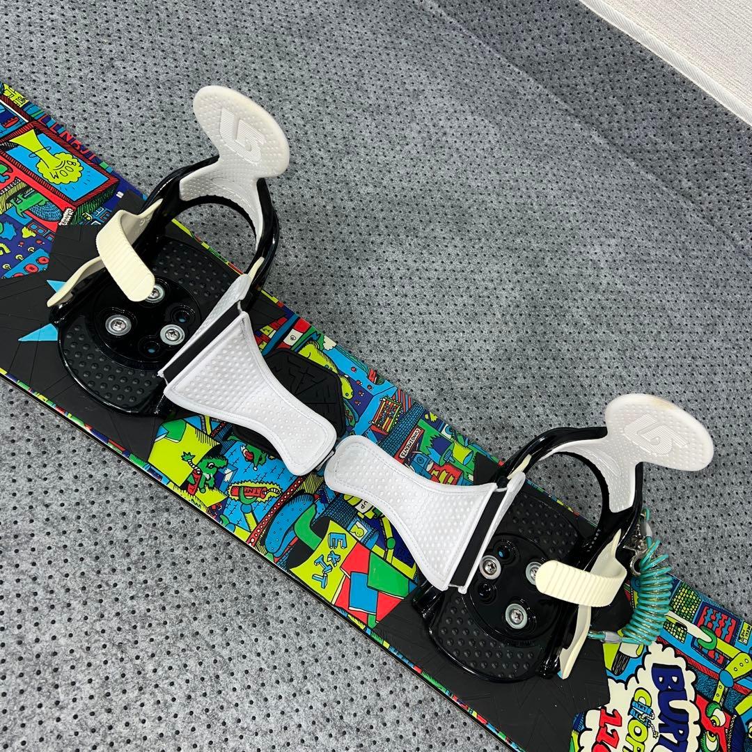 5回使用 キッズスノーボード BURTON 110cm×バイン×ダイヤルブーツ
