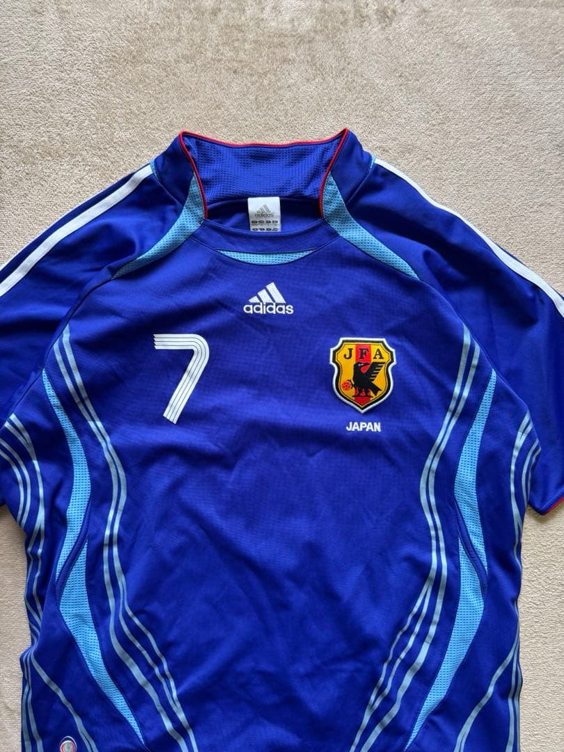 日本代表 adidas 2006年ドイツW杯　ユニフォーム　中田英寿（背番号7）