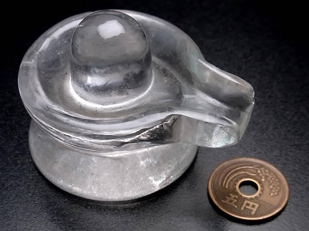 ネパール ガネッシュヒマール産 ヒマラヤ水晶製 シバリンガム 128g