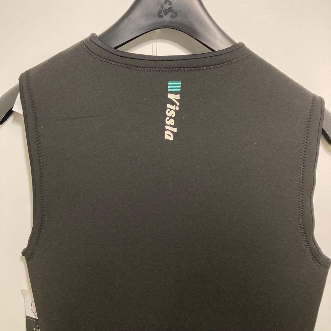 新品 VISSLA 2mm ロングジョン ウェットスーツ L ブラック ビスラ