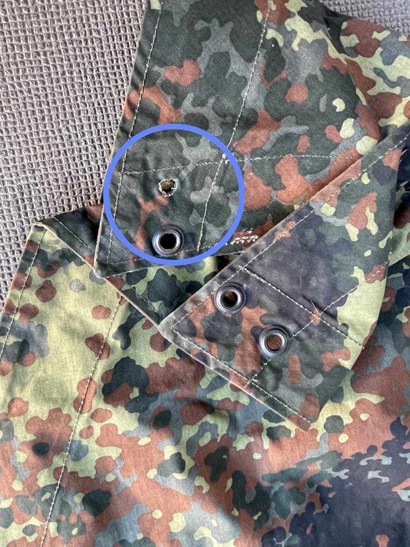ドイツ軍　パップテント　3ファスナー uesd