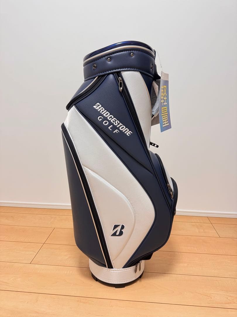 BRIDGESTONE GOLF キャディバッグ ネイビー/ホワイト