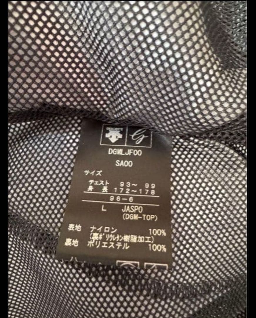 DESCENTE GOLF レインウェア　グレー/ブラック　美品