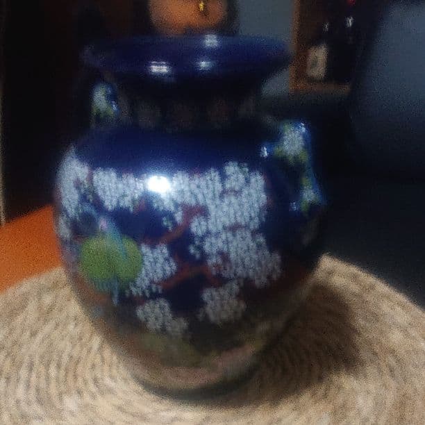 花柄の花瓶