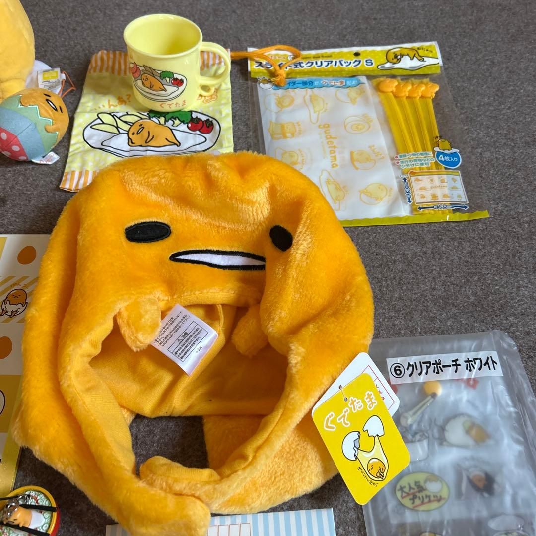 サンリオ　ぐでたま　グッズ　まとめ売り　帽子　マグカップ　文具　ぬいぐるみ　など