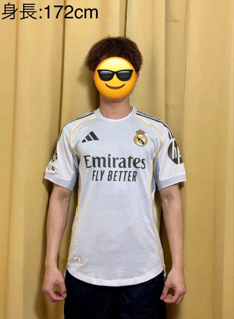 ベリンガム レアル・マドリード25/26 CL ユニフォーム L 新品 選手用
