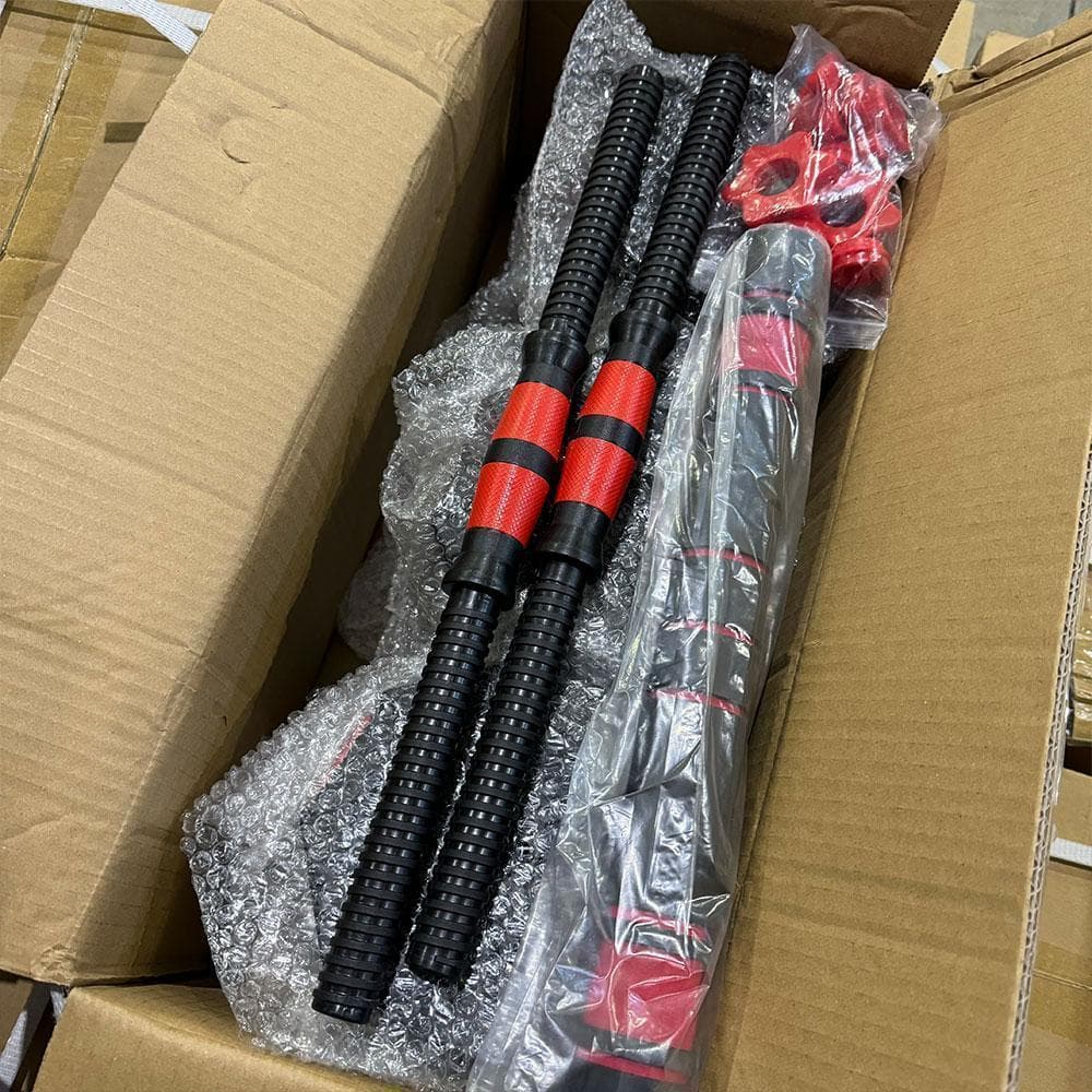 ダンベルセット 15kg×2set 可変式 計30kg バーベルも可 K10