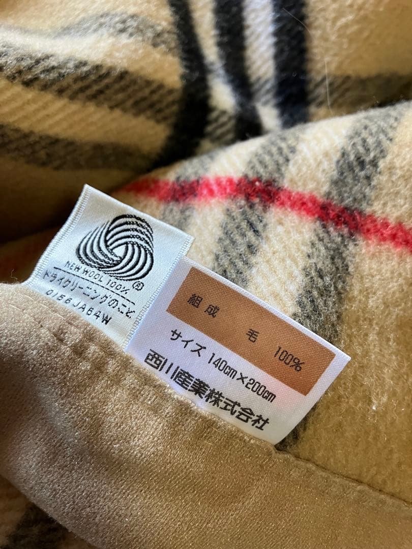 Burberry's チェック柄ブランケット