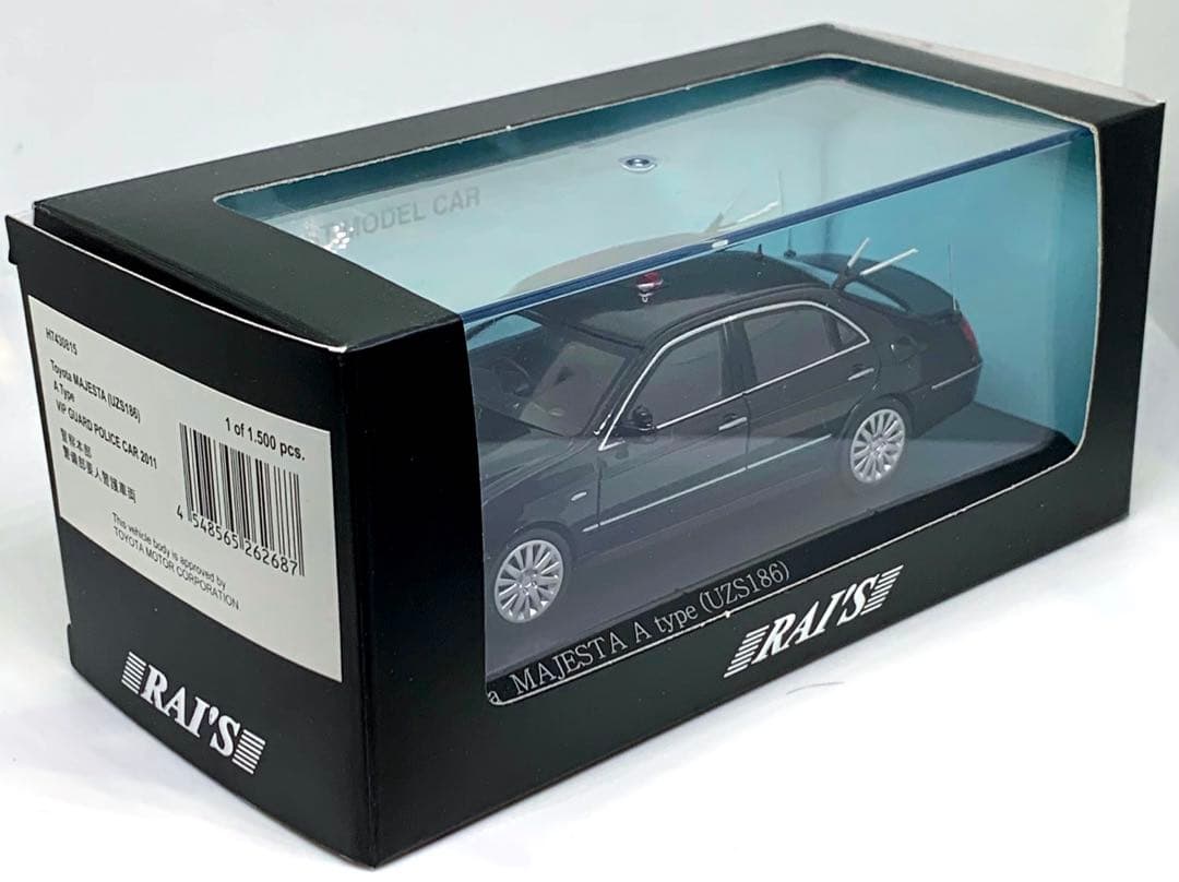 RAI'S トヨタ マジェスタ 要人警護車両 1/43 1500台限定 京商