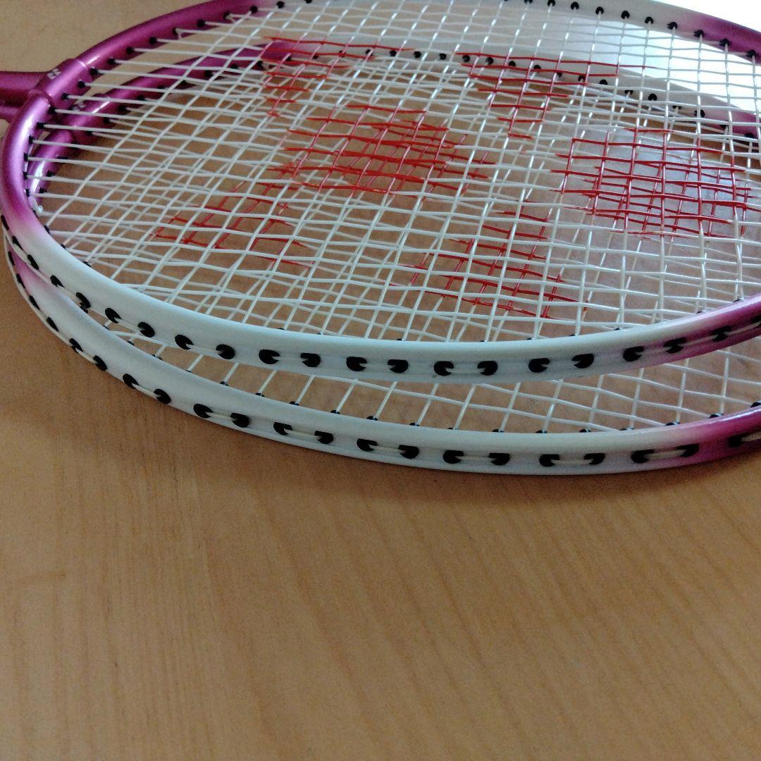 YONEX GR-414 バドミントン ラケット 2本セット　ケース付き