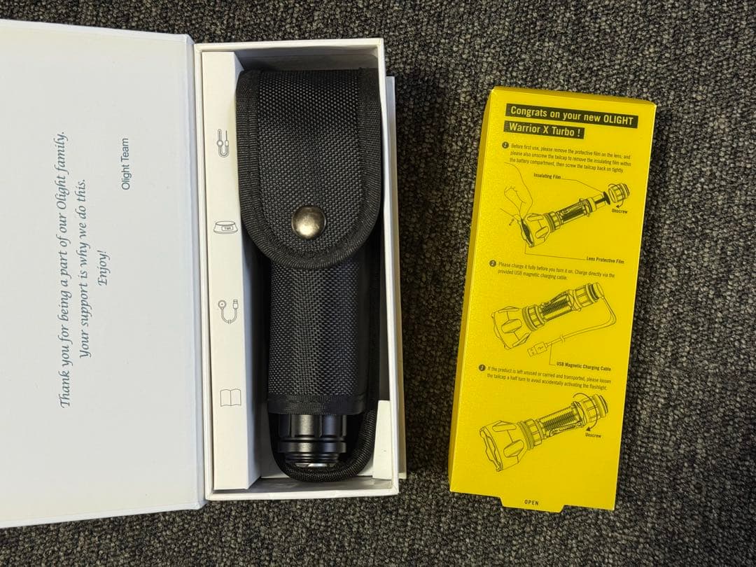 【新品】 OLIGHT Warrior X Turbo LED フラッシュライト