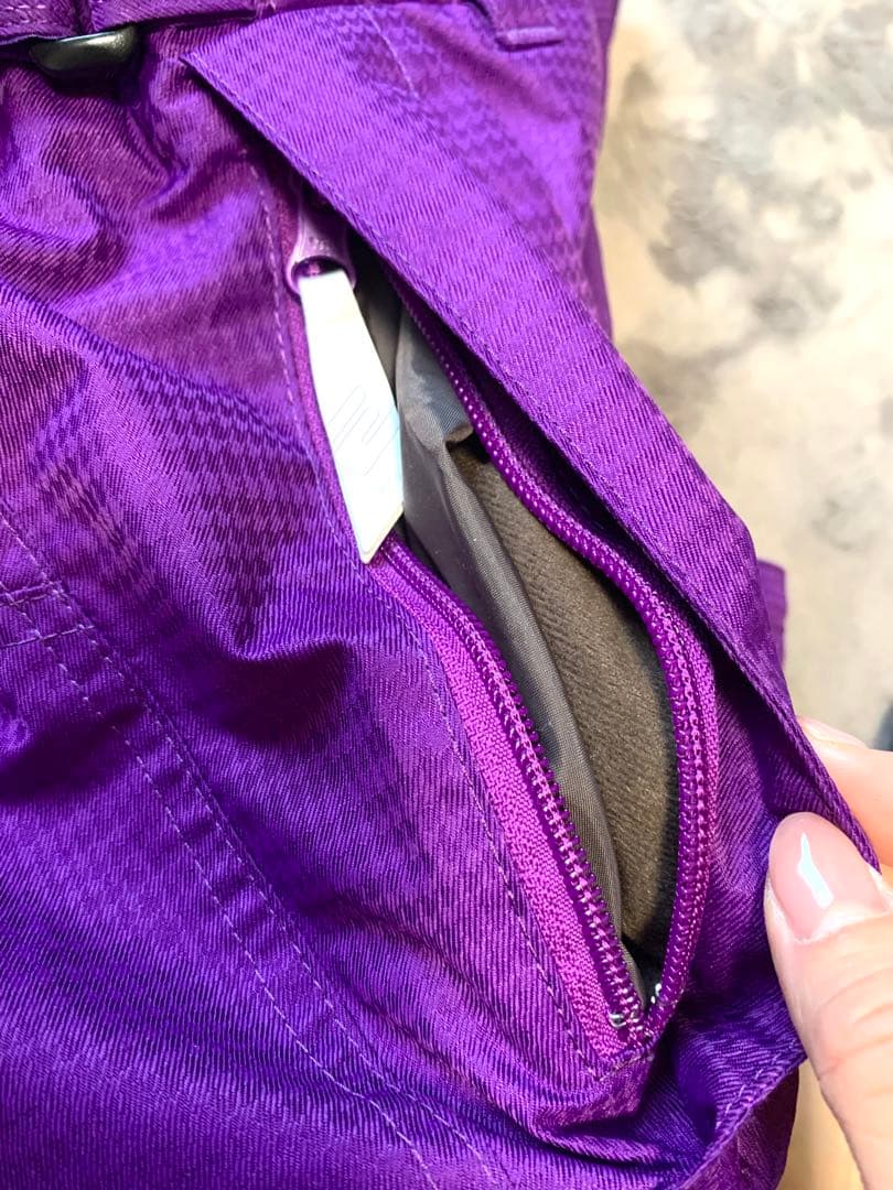 ESTIVOエスティボ スキースノボ ウェア パープル ボトムス パンツ 美品②