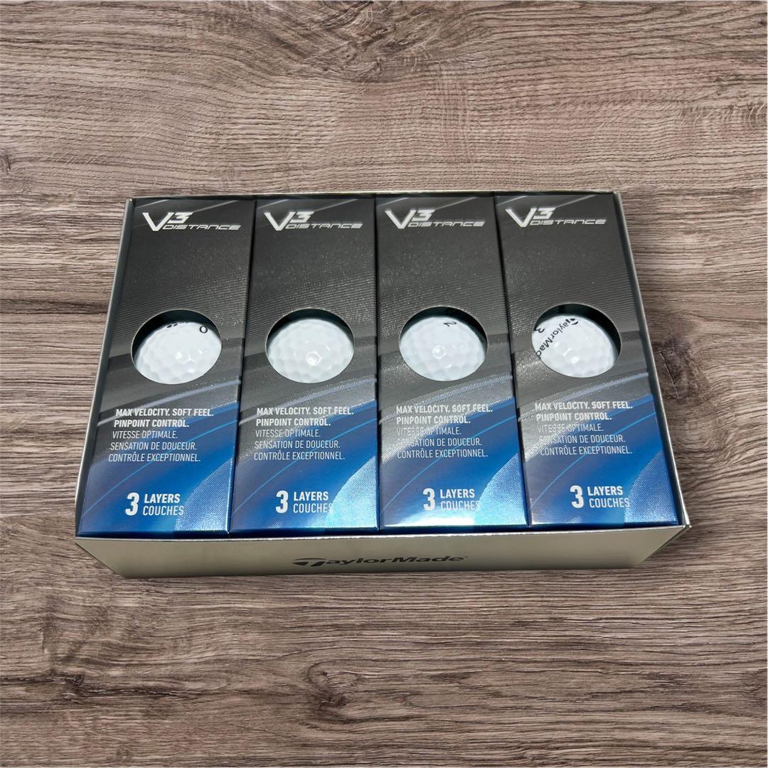 TaylorMade V3 DISTANCE ゴルフボール 3層