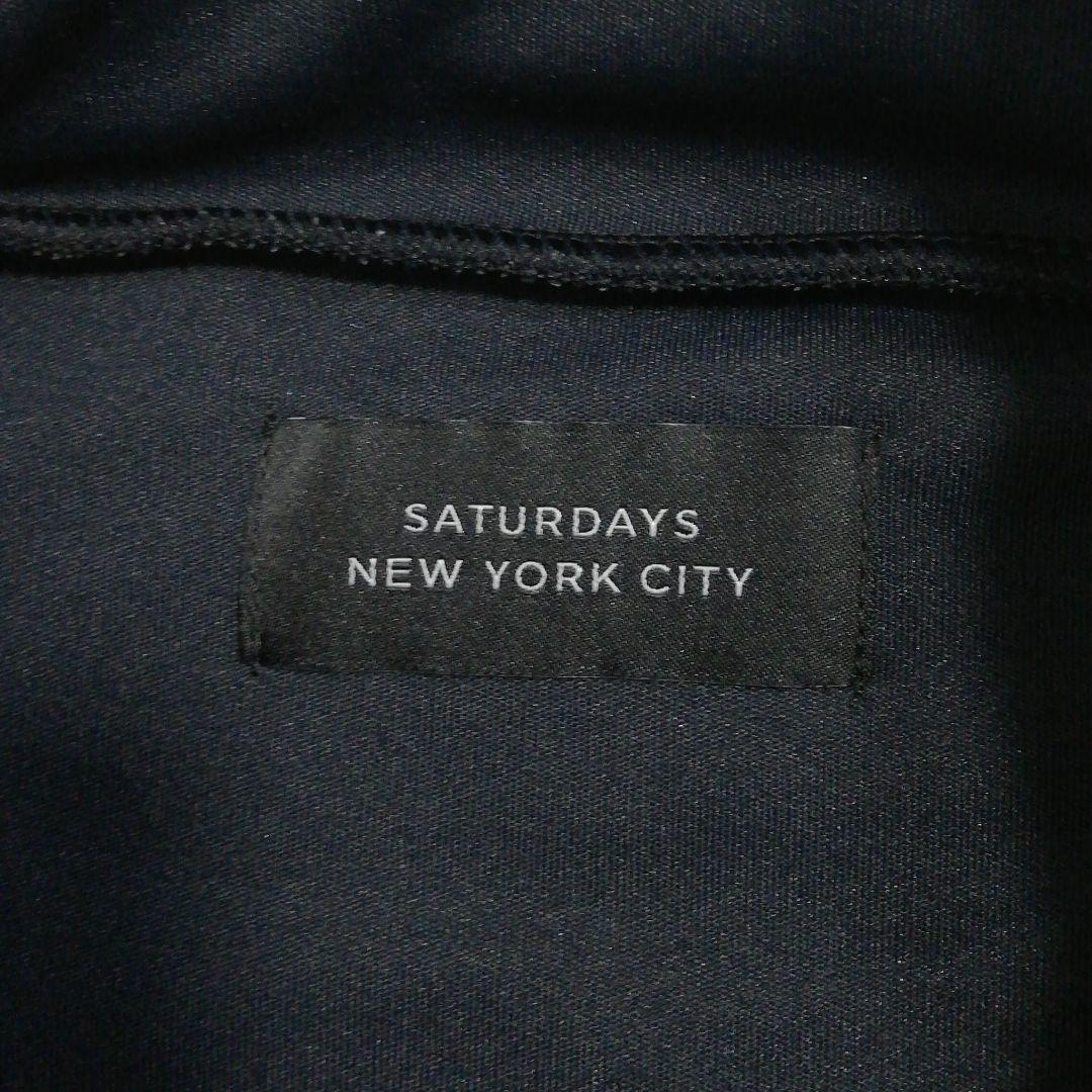 Saturdays NYC モックネックシャツ ゴルフ 長袖シャツ サタデーズ