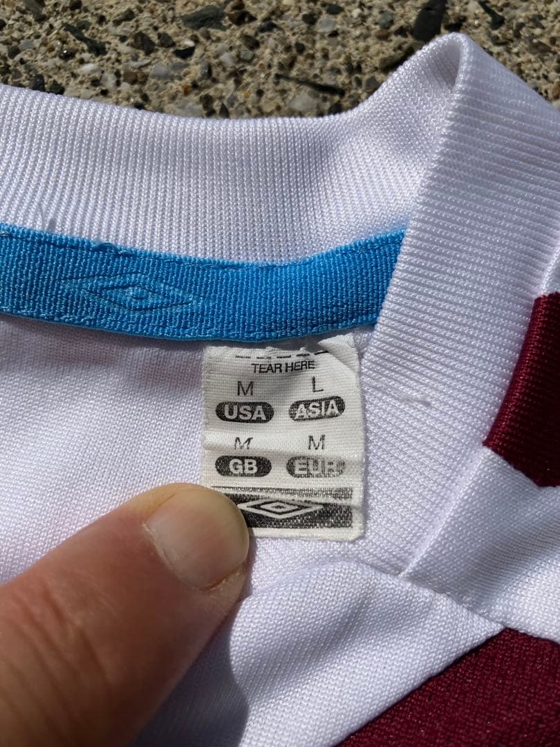 umbro×ウエストハムユナイテッド 半袖ユニフォーム　アンブロL