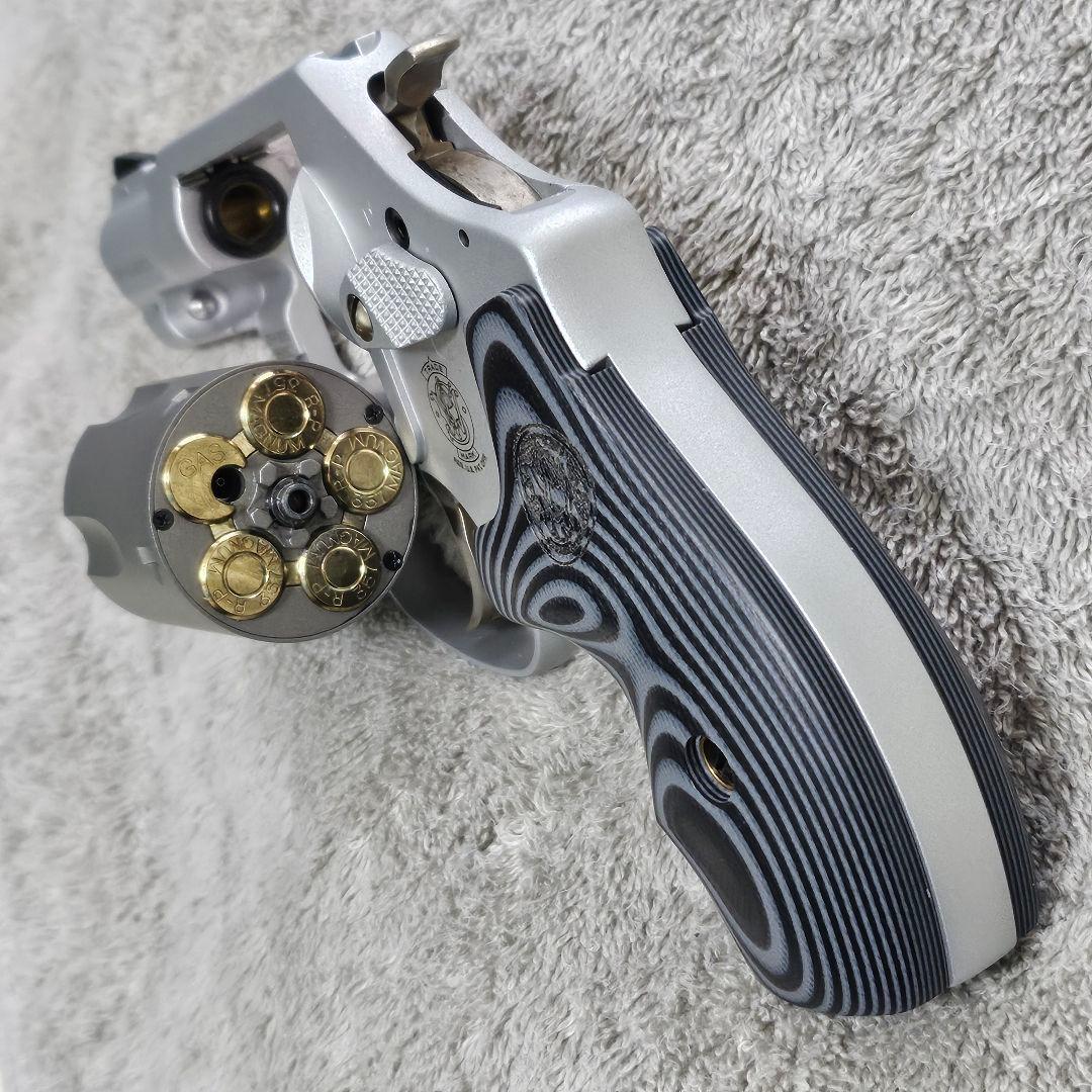 稀少☆ タナカ 純正ガスリボルバー S&W M360SC G10グリップ