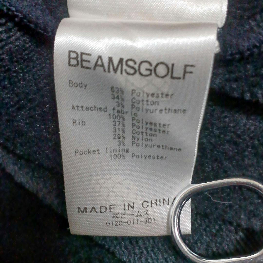 ビームスゴルフ　メンズ　裏ボアプルオーバー　スウェット　ネイビー　L　BEAMS
