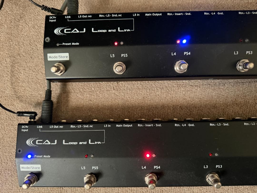 CAJ Loop and Link 2台セット LINKケーブル付 スイッチャー