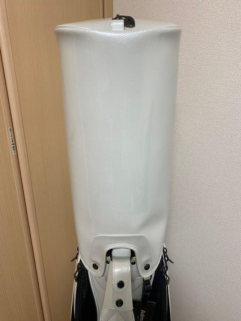 ADMRIAL ゴルフバッグ ホワイト ブラック