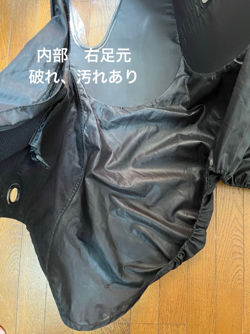 ノロッカ　norokka レインカバー　ブラック　後ろ用