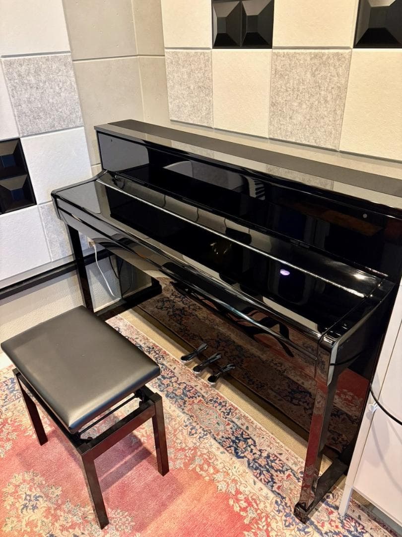 KAWAI CA901EP 現行最上位 黒鏡面 美品 ベンチ付 直接引取限定