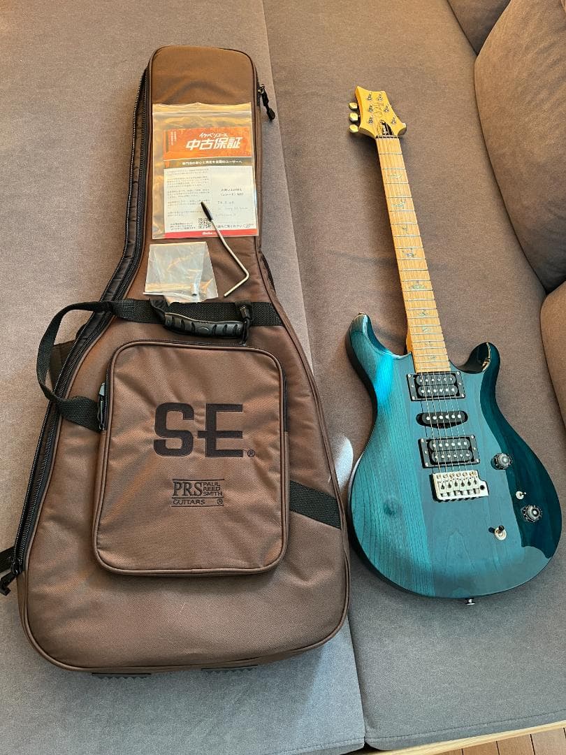 【美品】PRS SE Swamp Ash Special Iri Blue